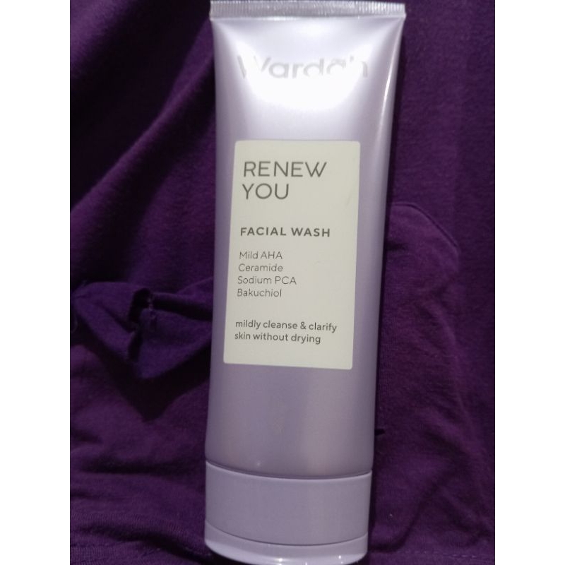 wardah face wash renewyou