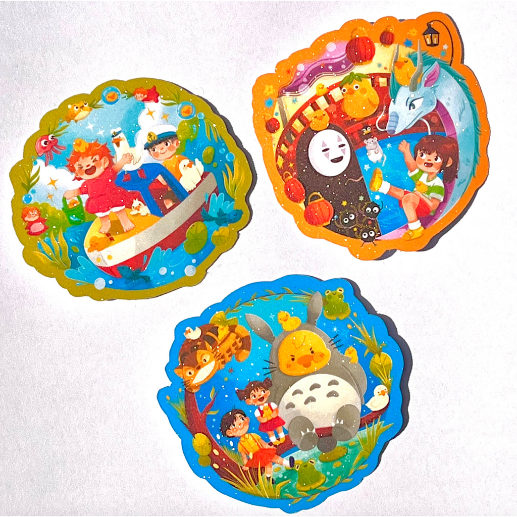 

Ghibli Sticker Glitter by Bolaubi