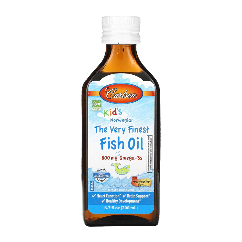 Carlson Kids The Very Finest Fish Oil Norwegian 800 mg 200ml