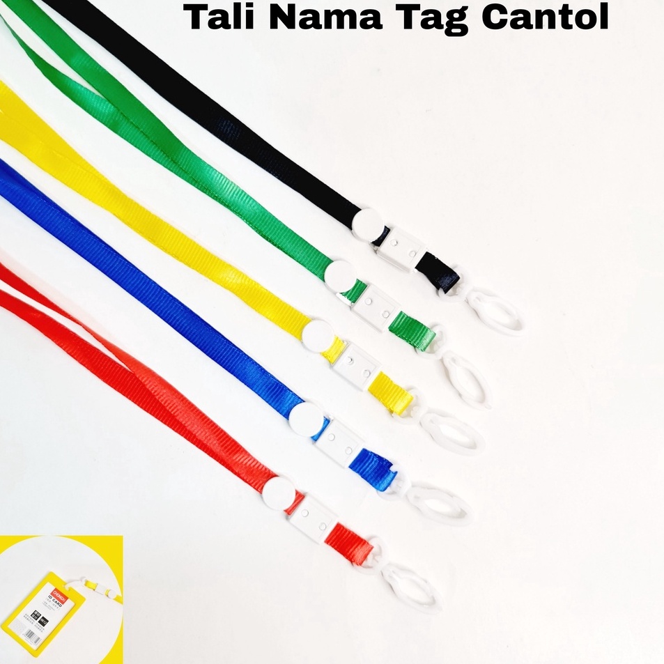 

Ready GG Tali Gantungan ID Card Tipe Cantol Plastik1pc ID Card Tali Tali Gantungan Nama