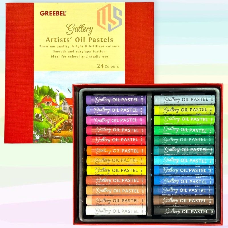 

Crayon / Kerayon ARTIST Greebel 24 Warna Oil Pastel