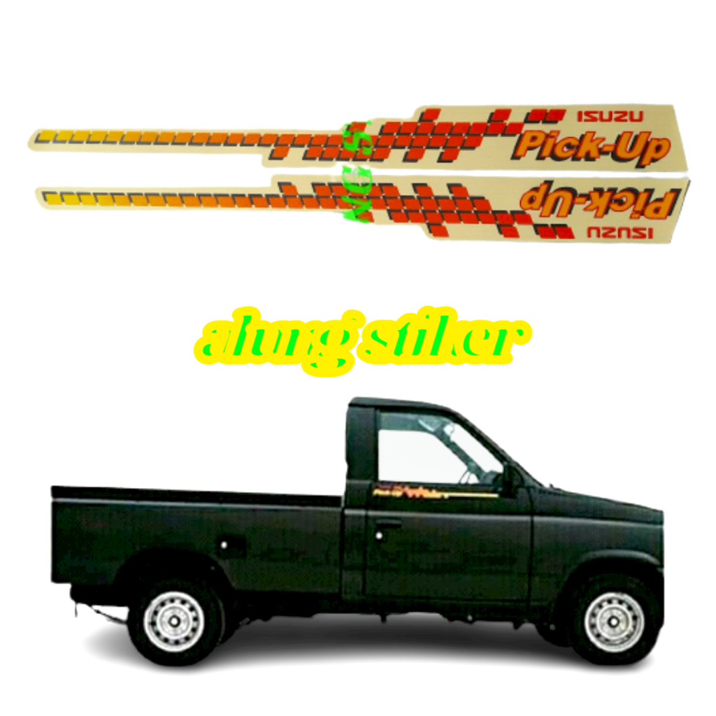 STIKER STRIPING LIS BODY MOBIL ISUZU PICK UP