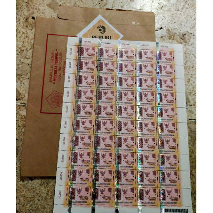 

Super Promo Materai 1 asli ORIGINAL
