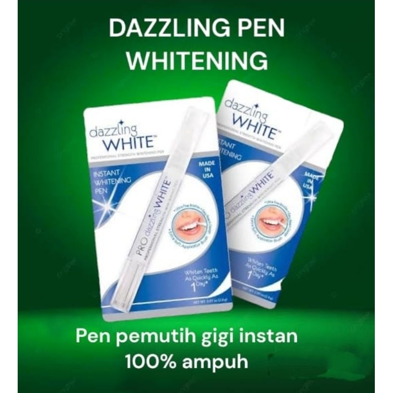 DAZZLING Pen whitening pen pemutih gigi instan 100% original