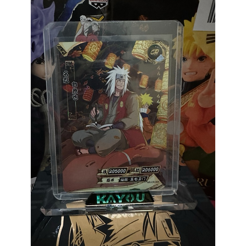 Kartu Naruto Kayou - CR 004 Jiraiya - Official Licensed