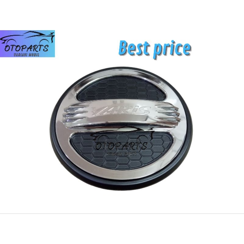 TANK COVER ALLNEW YARIS 2014-2022 HITAMCROM/AKSESORIS TUTUPTANKI YARIS