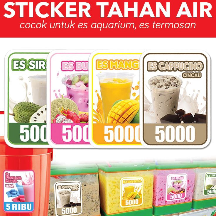 

Kirim Sekarang Stiker Termos Aesthetic Tahan Air Stiker Es Aquarium