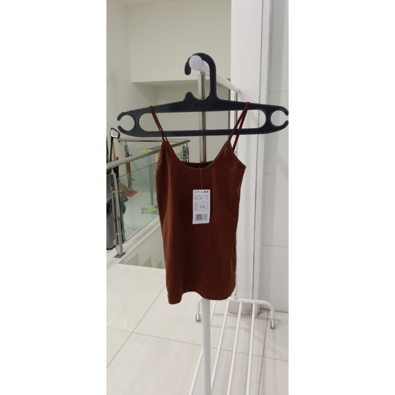 mango tank top merah bata