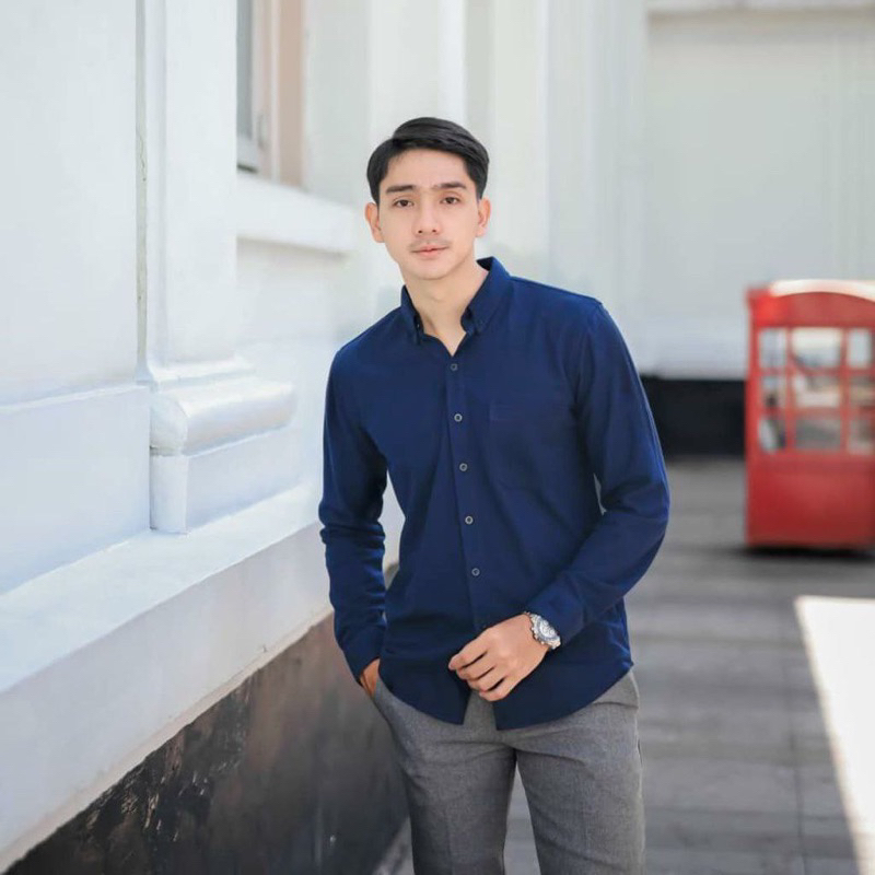 Kemeja polos pria lengan panjang Kemeja polos pria Kemeja pria lengan panjang Kemeja polos