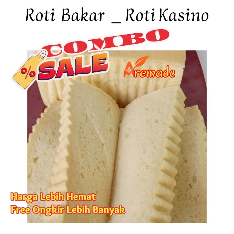 

PAKET 6 PCS COMBO HEMAT | Roti Bakar Roti Tawar Bandung Roti Kasino