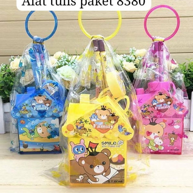 

Model Terkini EM Alat Tulis Paket 3 Set Atk Anak Souvenir Kado