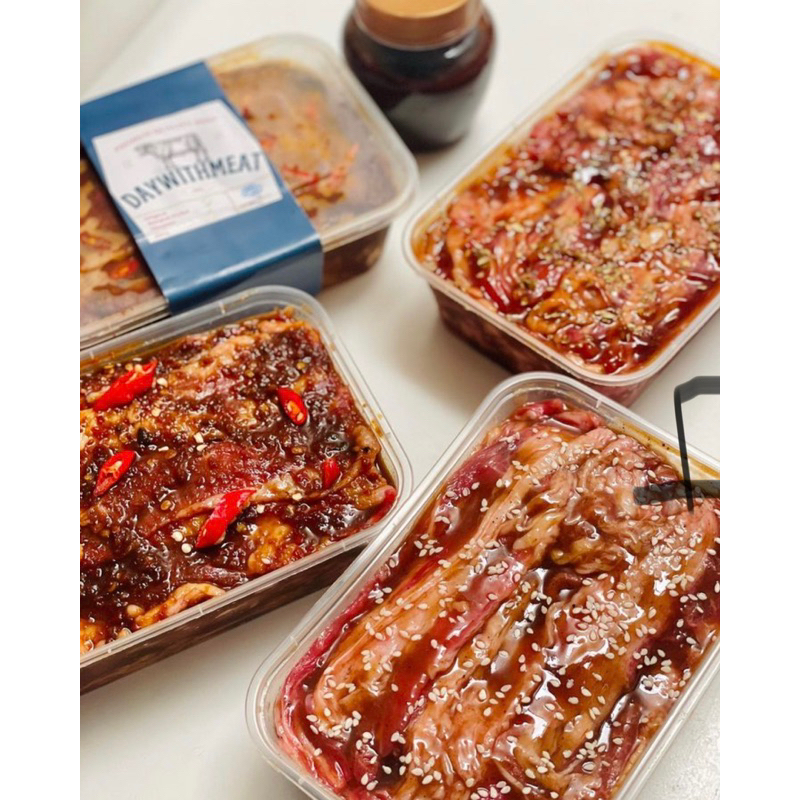 

Shortplate Marinated / Yoshinoya / daging marinasi / daging shortplate / shortplate / daging murah / 500gr