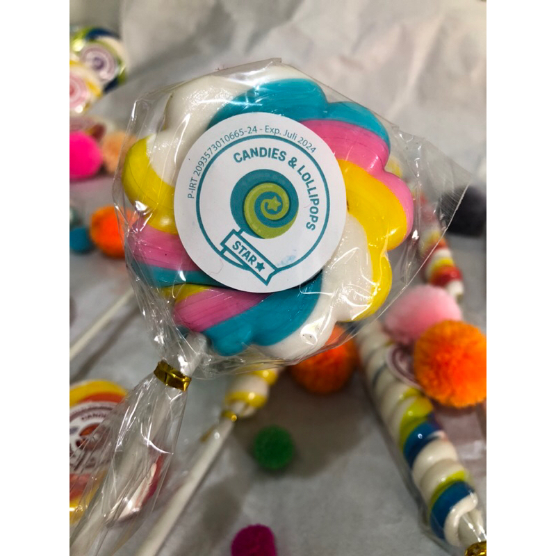 

Lollipop/StarCandies/Bunga/Flower/PermenLucu/Kado/Hadiah/Ulangtahun