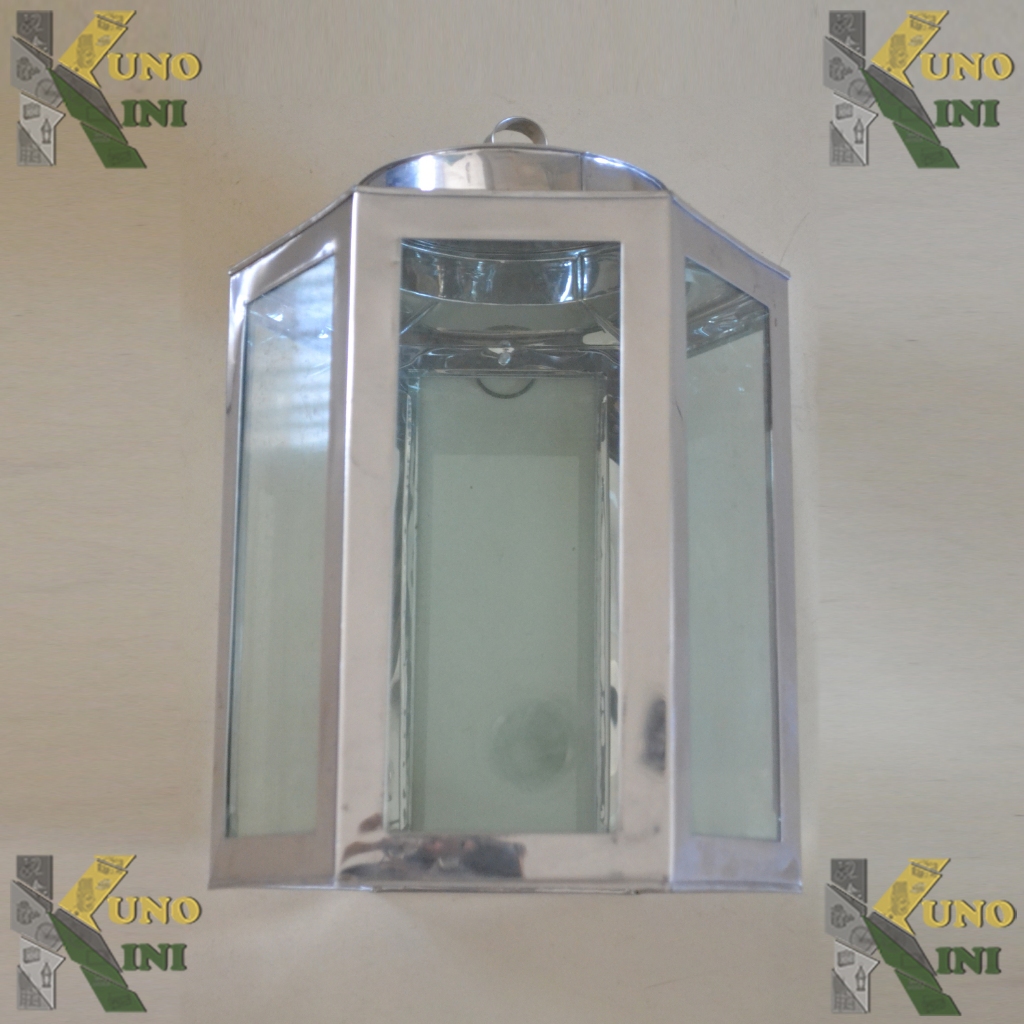 KALENG KERUPUK STAINLESS UKURAN BESAR SEGI ENAM