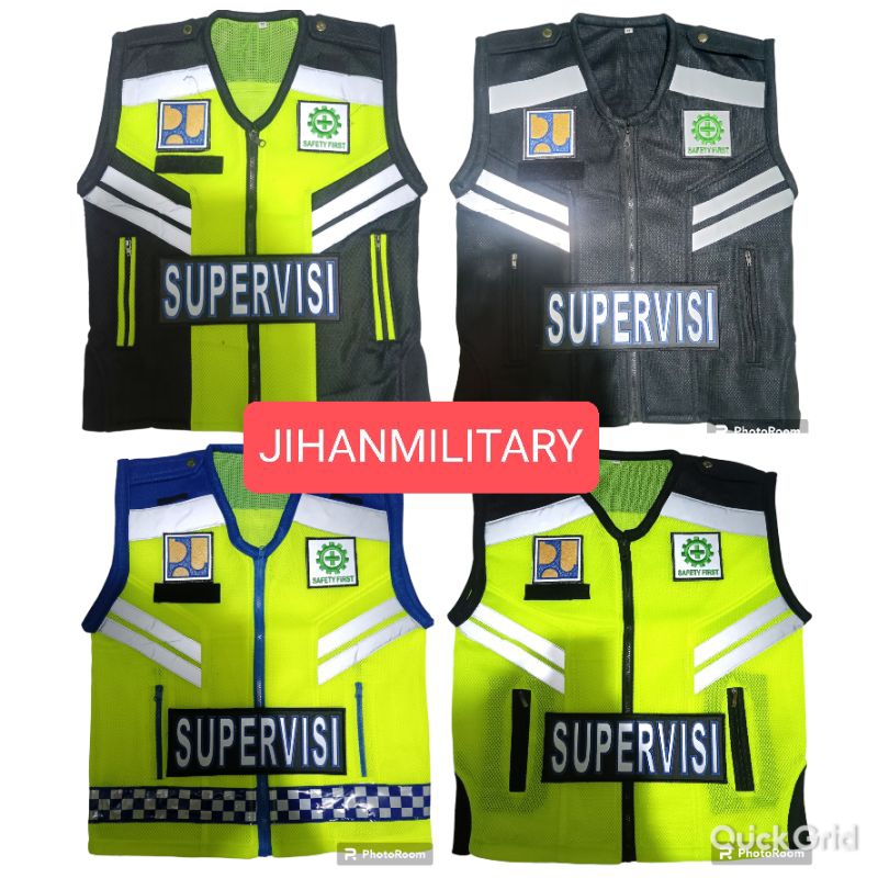 Rompi supervisi, rompi safety first, rompi HSE