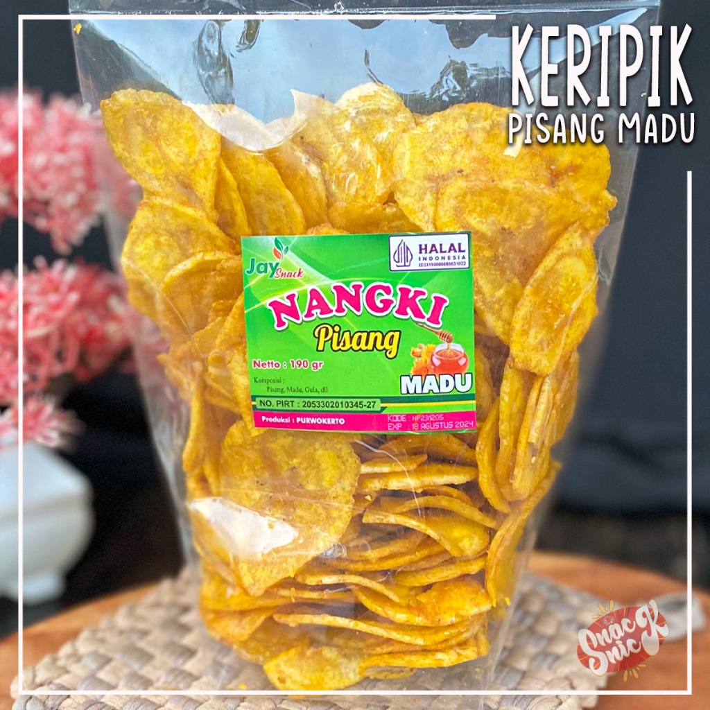 

KERIPIK PISANG MADU PREMIUM NANGKI KRIPIK PISANG MADU