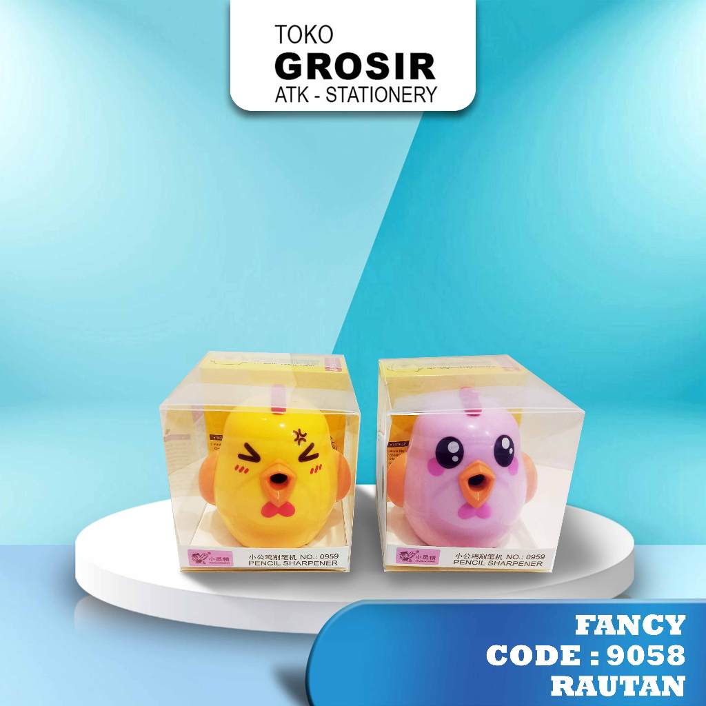 

Sharpener Rautan Serutan Putar / Serutan Meja Karakter Anak Ayam - 0959