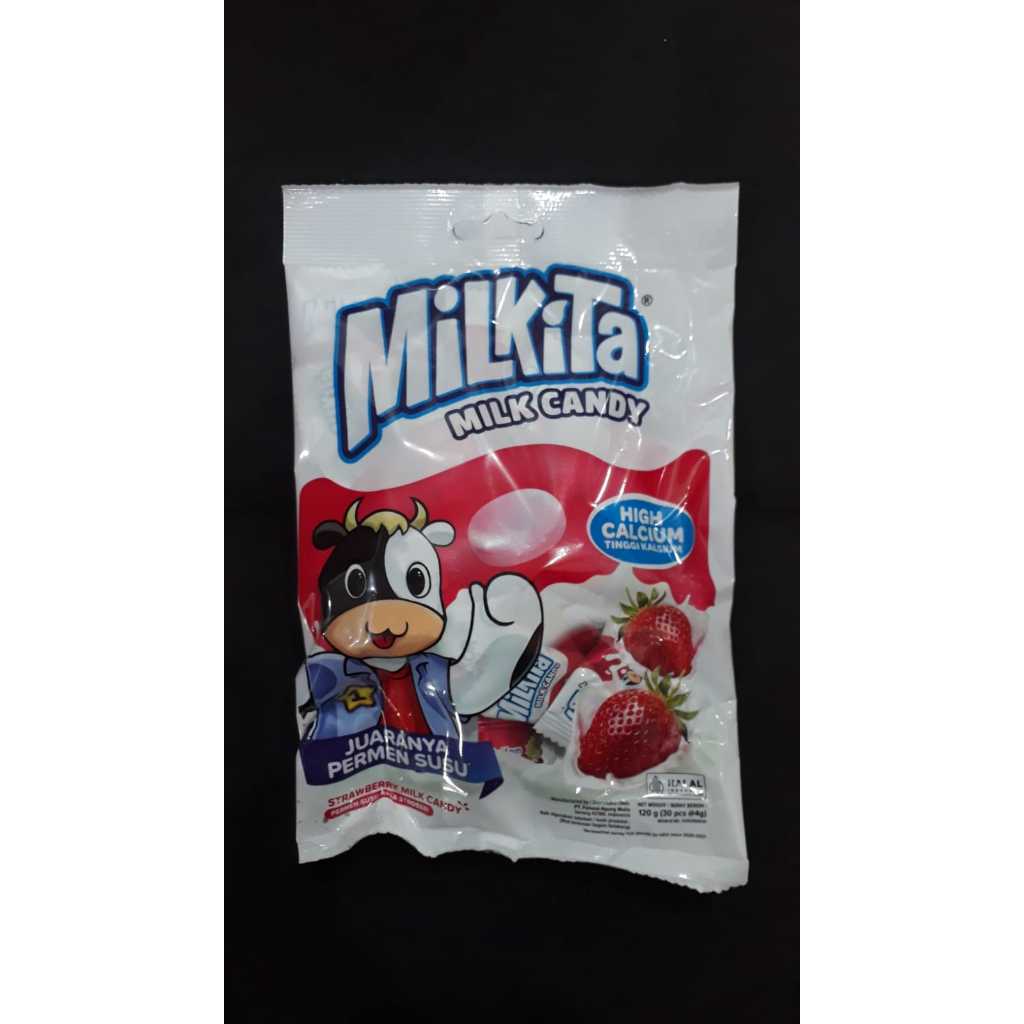 

MILKITA STRAWBERRY MILK CANDY 120G