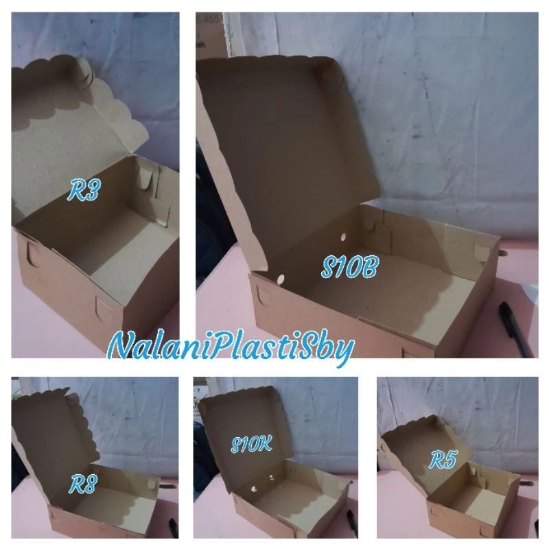 

KARDUS KUE COKLAT100 PCS