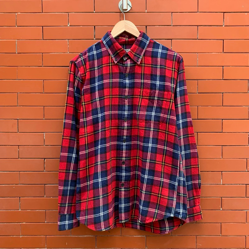 Topten flannel checked red