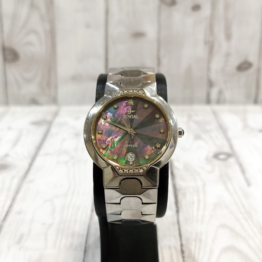 Jam Tangan Jovial Sapphire Exotic Diamond Quartz Watch Cantik Keren Murah Terbaru