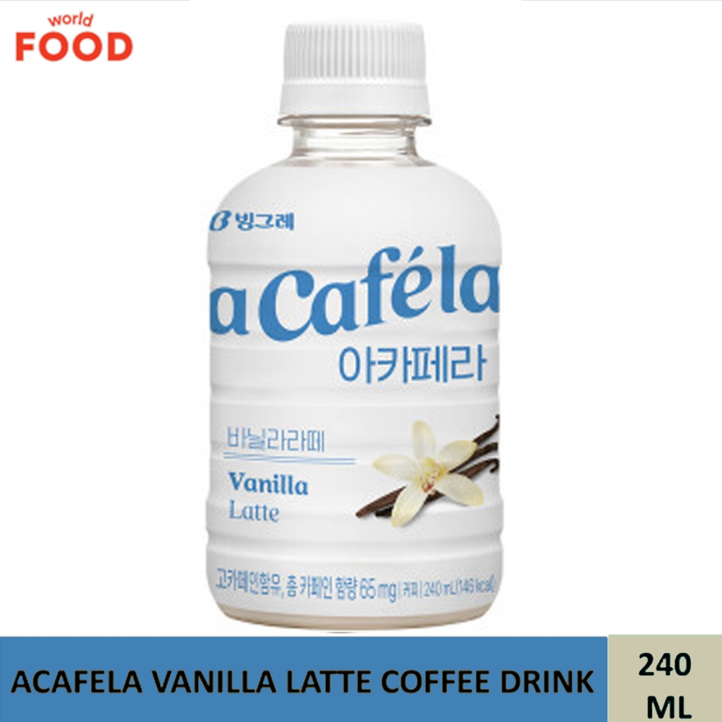 

BINGGRAE ACAFELA VANILLA LATTE COFFEE DRINK 240ML