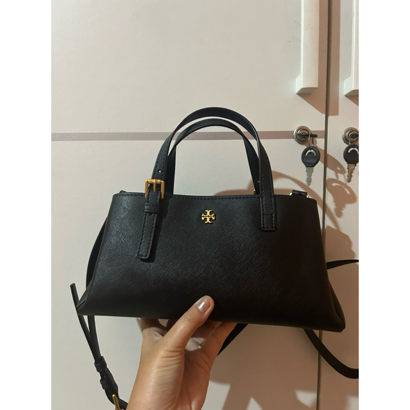 CO tory burch mini emerson tote preloved sling bag