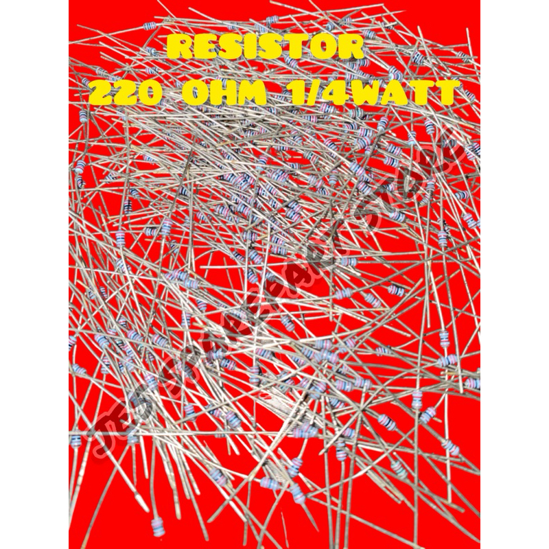 RESISTOR 220 OHM 1/4WATT