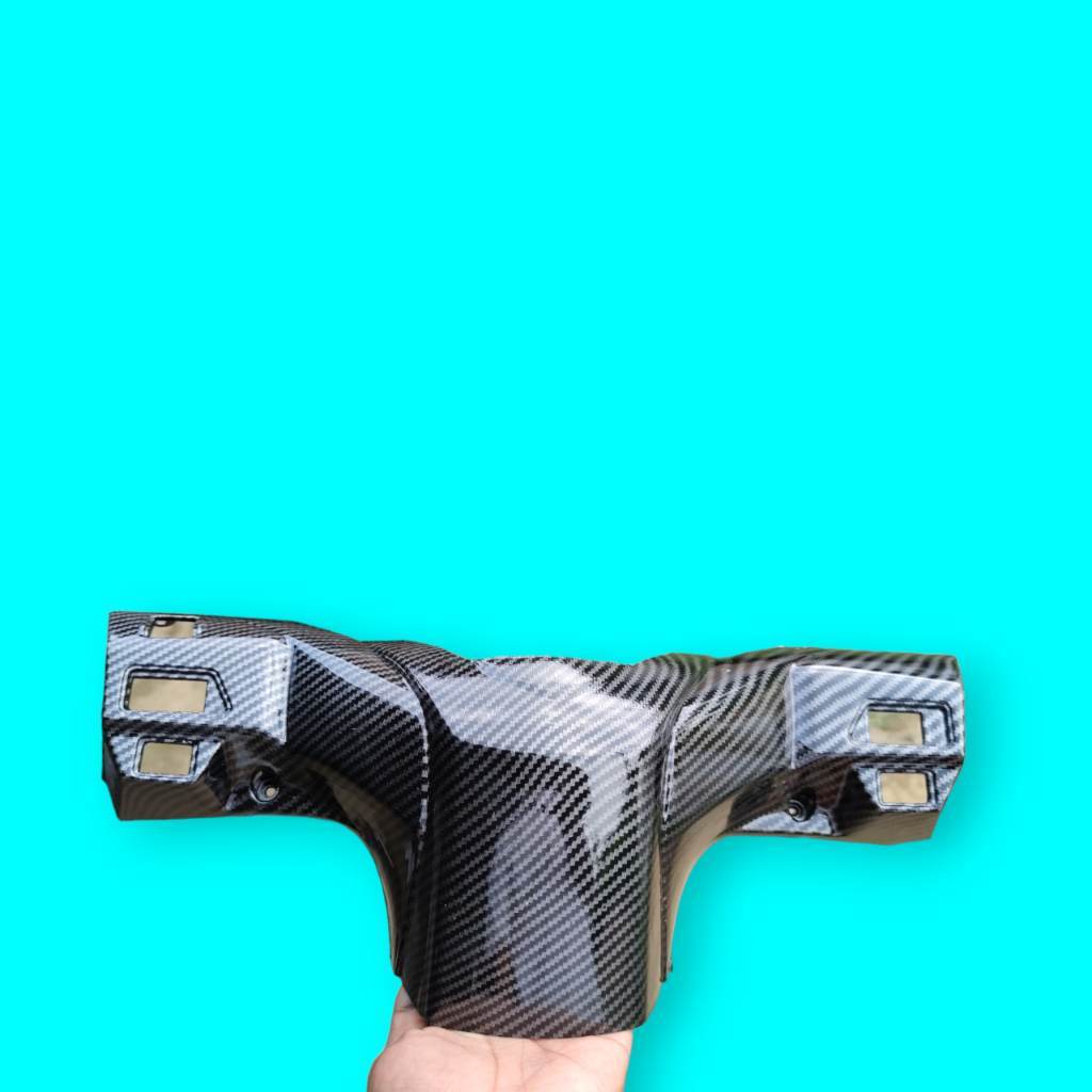 Black carbon Batok Belakang Beat karbu