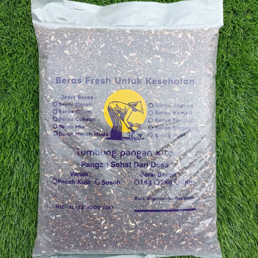 

Beras Hitam Pecah Kulit Lumbung Pangan Kita I Tinggi Serat I 5kg