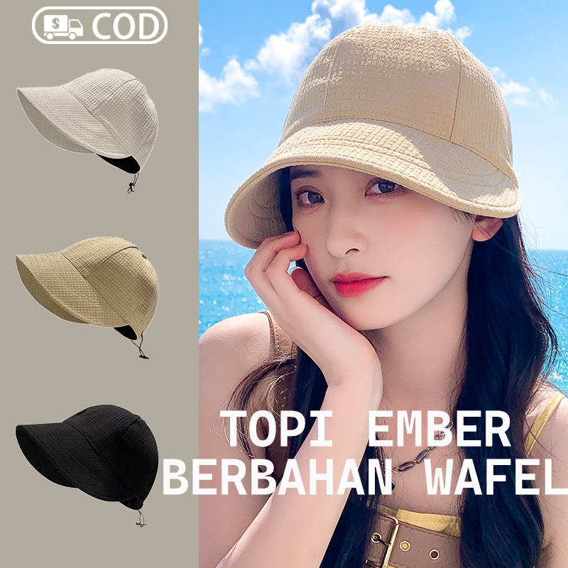 topi traveling wanita topi pantai wanita casual outfit topi dewasa wanita topi bucket wanita topi wa