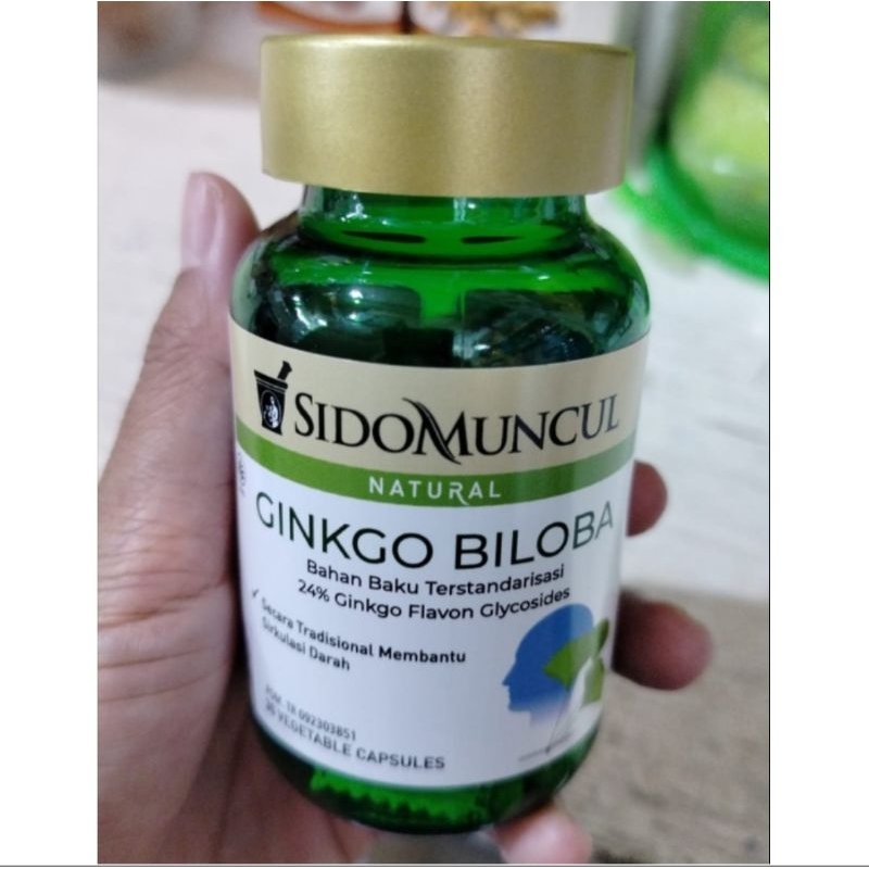 

Ginkgo Biloba Herbal Sidomuncul isi 30 kapsul