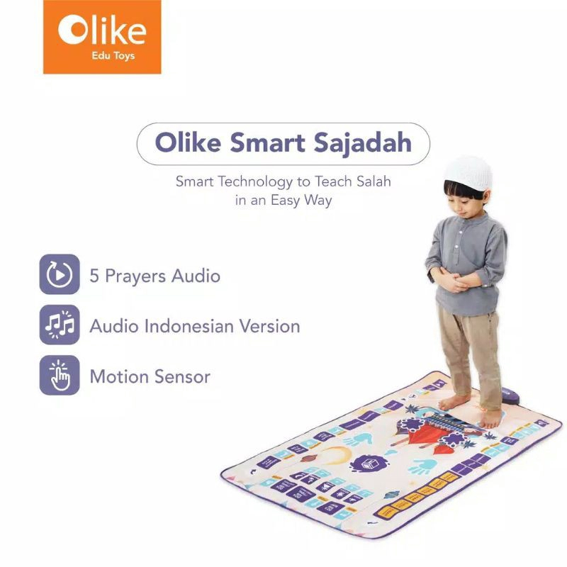 Olike Smart Sajadah 1 - Edutoys - Garansi Resmi Olike - Purple