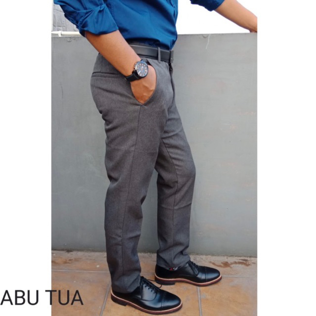 Celana bahan kantor pria/celana kantor/celana kantor pria slimfit/celana kantoran/celana kantoran pr