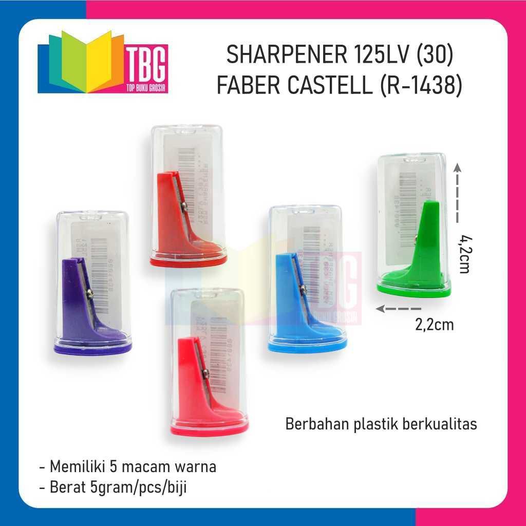 

1 PCS SHARPENER 125LV FABER CASTELL RAUTAN ASAHAN PENSIL (R-1438)