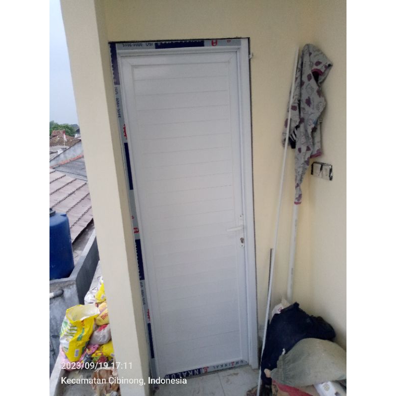 pintu almunium kamar mandi panel tahan karat