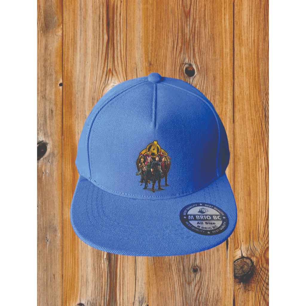 topi anak/marvel/boboiboy/avenger/mixue/polos/spyderman/ironman/boba