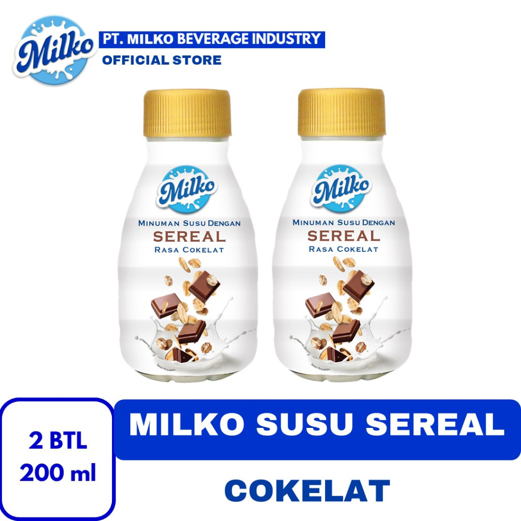 

MILKO SEREAL COKELAT 200 ml isi 2 botol