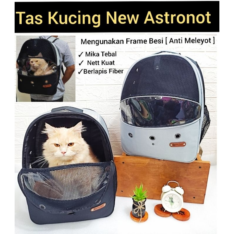 Tas Kucing Astronot / Pet Cargo /Tas Kucing Transparan / Tas Kucing Anjing / Tas Ransel Kucing / Pet