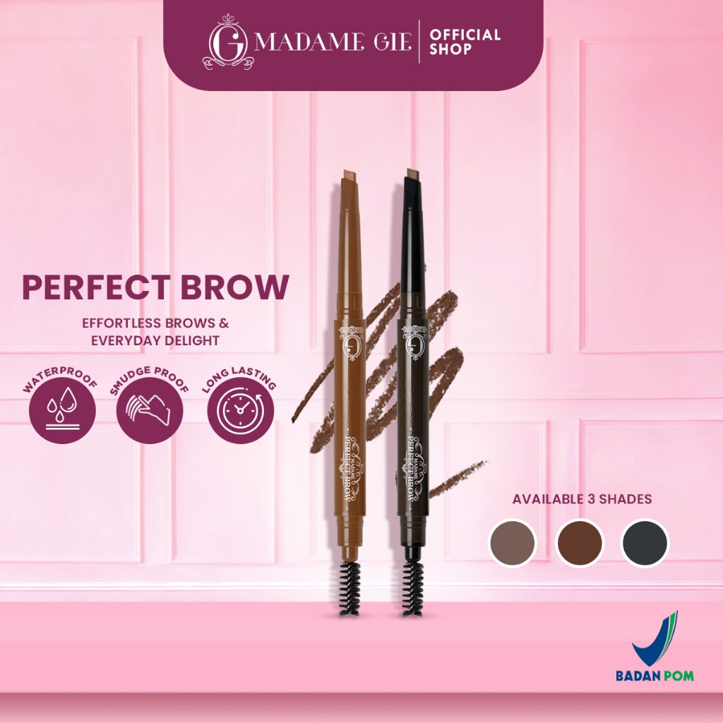 Madame Gie Madame Perfect Brow - MakeUp Pensil alis Mekanik