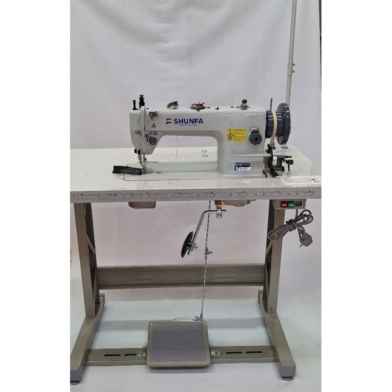 Mesin Jahit Jok Sofa Shunfa SF0303 Meja Mica+ Kaki I+Dinamo Servo