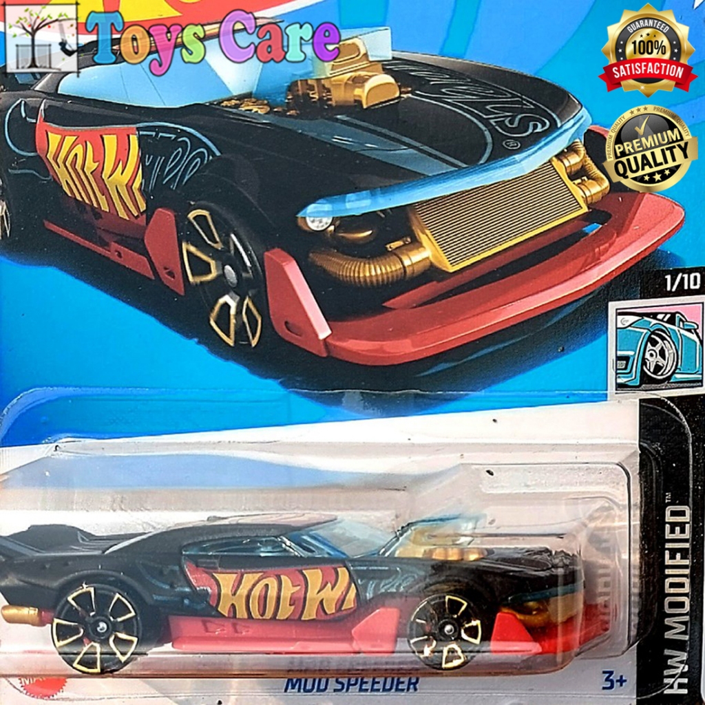 HOTWHEELS MOD SPEEDER 2024 HITAM - ROD HOTROD DRAG RACE