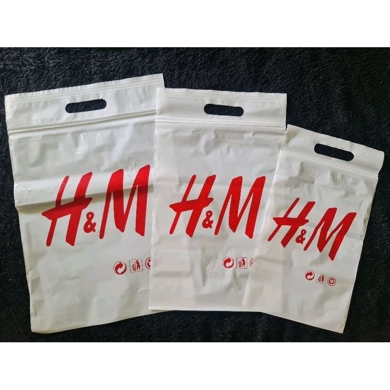 PLASTIK PLASTIC HNM H&M ZIPLOCK CETIK KLIP PREMIUM 25x35 30×45