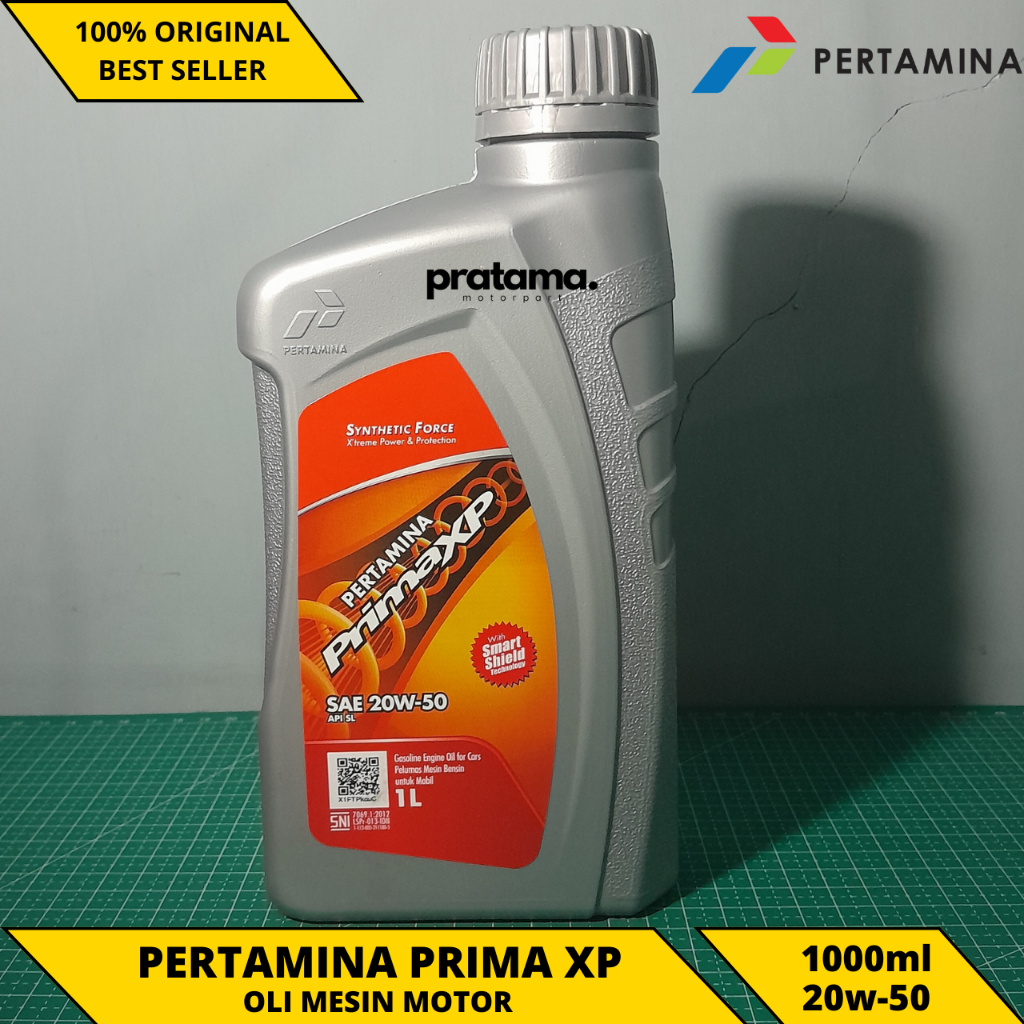 Oli Prima XP New Prima XP 1 Liter SAE 20W-50 Original Pertamina