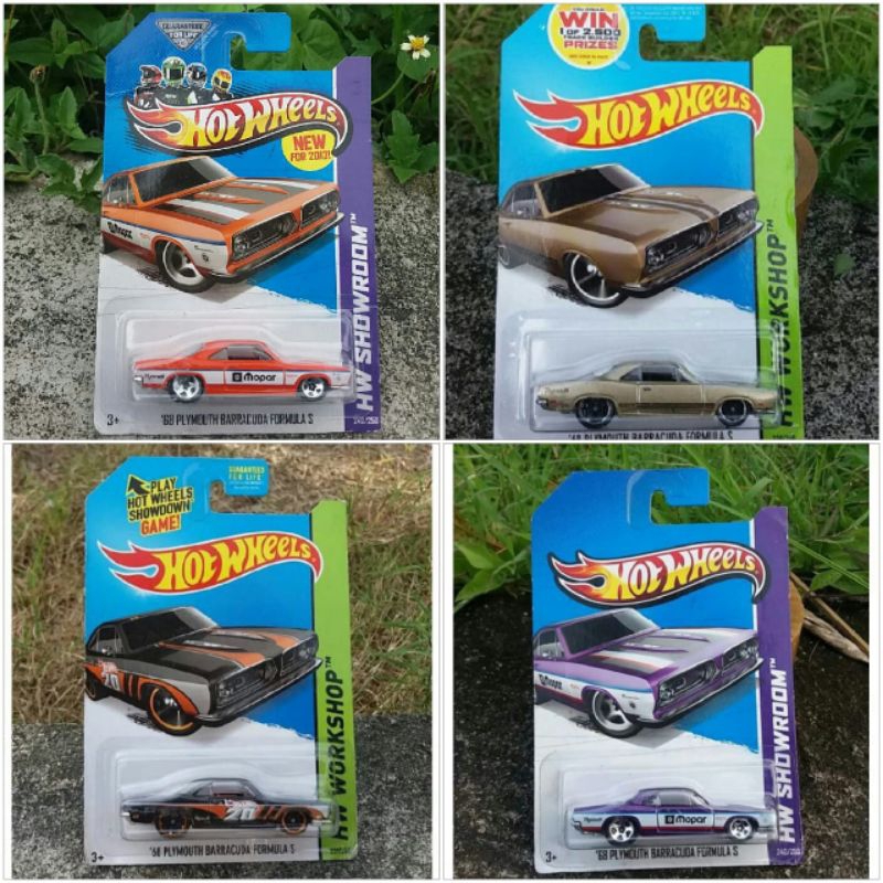 Hotwheels 68 plymouth barracuda formula s