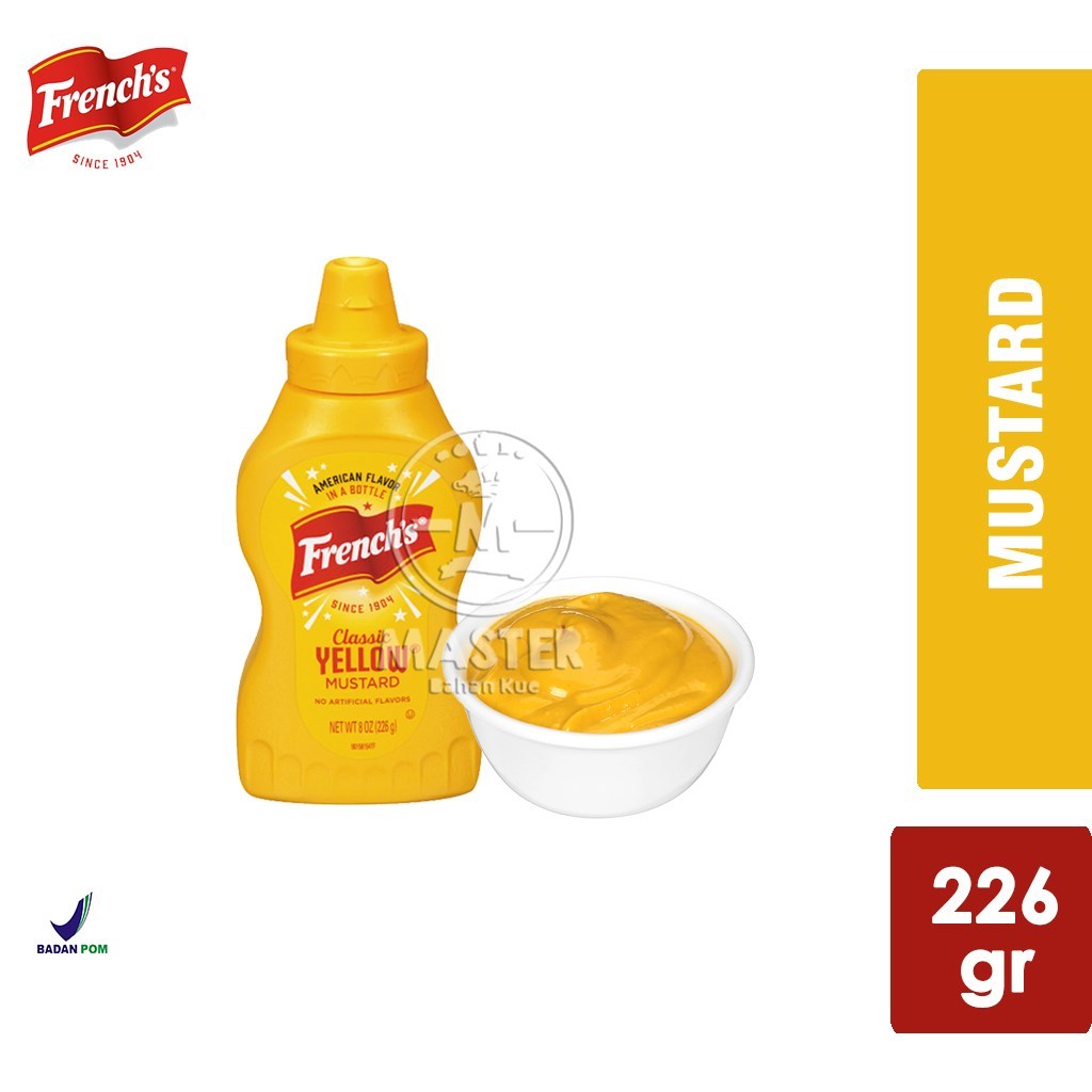 

Classic Yellow Mustard French's Squeeze / Saus Mustard [226 gr]