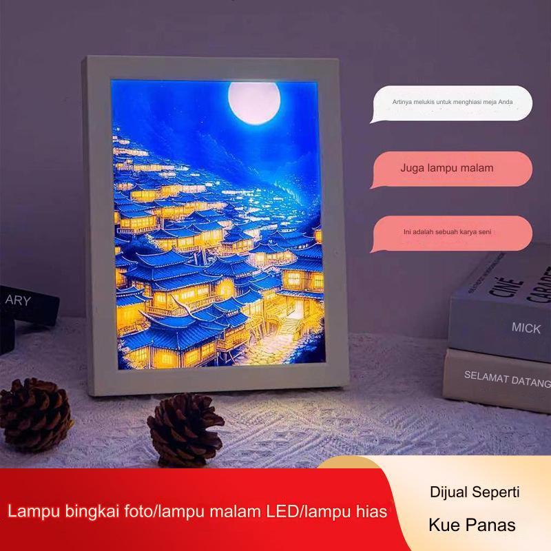 Bingkai foto lampu Bingkai led foto  Lampu bingkai foto Kombinasi sempurna antara lampu bingkai foto