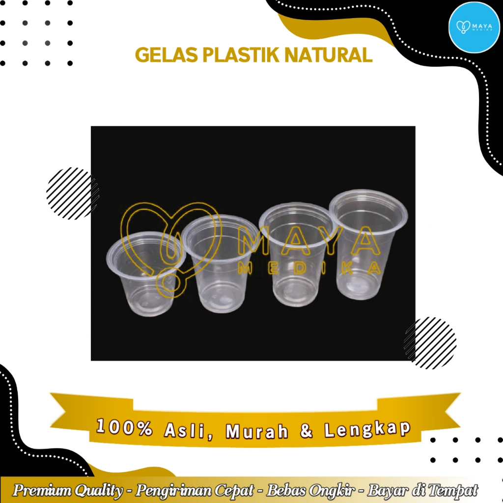 Gelas Plastik Natural Plastik Cup Gelas Pop Ice