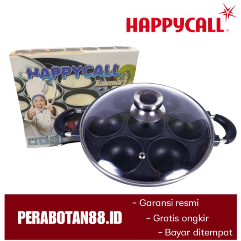 HC HAPPY CALL SNACKMAKER CETAKAN KUE BIKANG 7 LUBANG CEKUNG