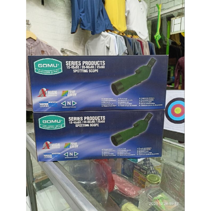 TEROPONG PANAHAN / GOMU SPOTTING SCOPE / PAKET TEROPONG PANAHAN